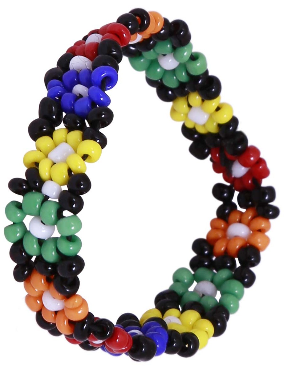 Wholesale Hand Beaded Colorful Wrist Band/Bracelet in Bulk - Wholesale Wrist Band/Bracelet with Floral Patterns - Stylish Women Fashion Jewelry & Accessories